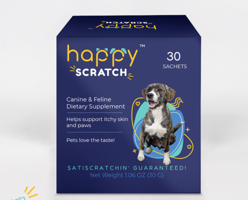 Free shipping of Happy Scratch Pet Dietary Supplement with monthly subscription!