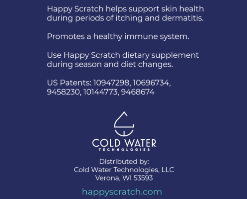 Happy Scratch pet allergy supplement brand info